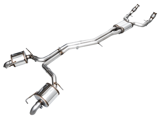 AWE Tuning Touring Edition Exhaust for Audi C8 A6/A7 3.0T - Turn Downs 3015-31003