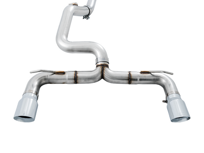AWE Tuning Track Edition Cat-back Exhaust for Ford Focus RS - Chrome Silver Tips 3020-32030