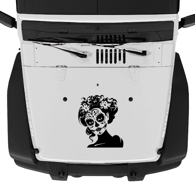 La Catrina Hood Graphic