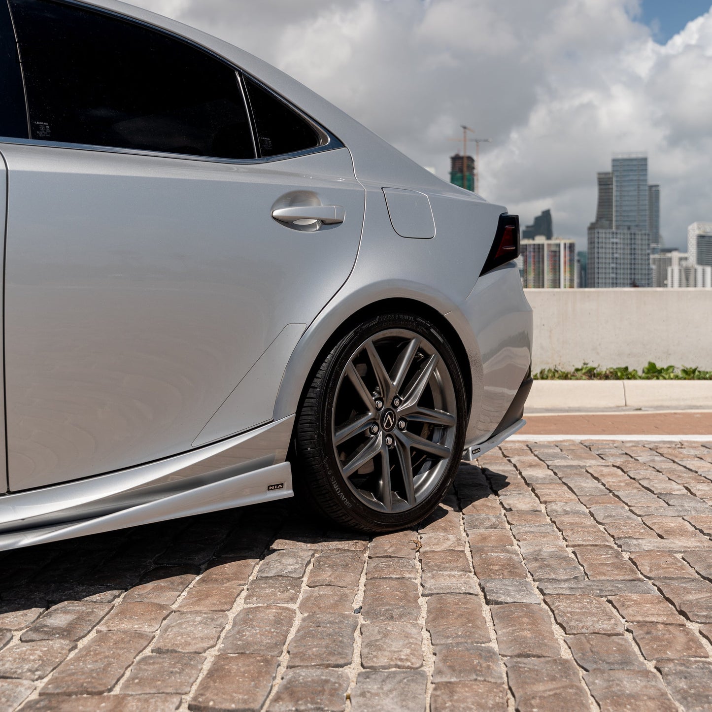 Lexus IS Base Model, F-Sport NIA Rear Lip Spats bodykit  2017-2020 in ABS
