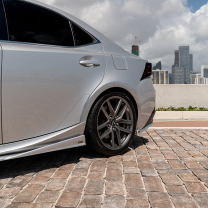 Lexus IS Base Model, F-Sport NIA Rear Lip Spats bodykit  2017-2020 in ABS