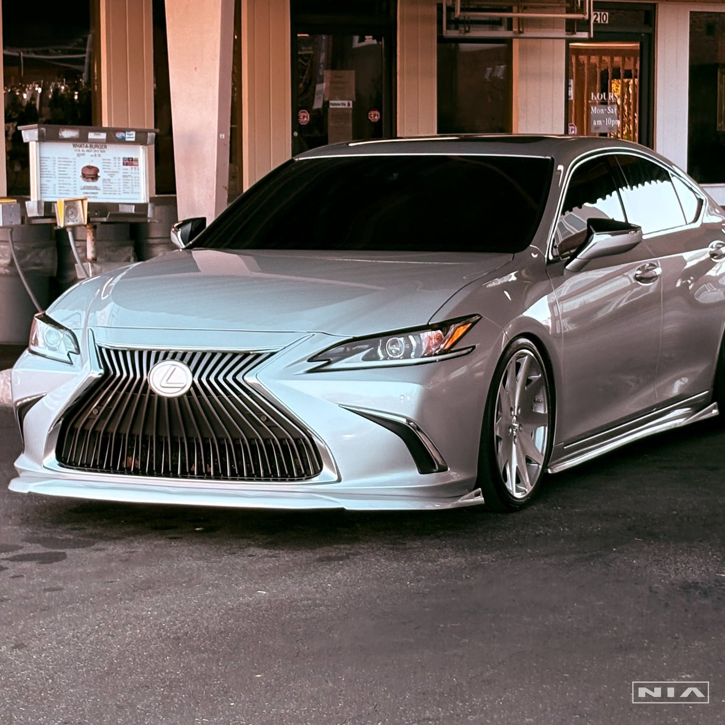 Lexus ES Base Model, F-Sport NIA Front Splitter Lip bodykit 2019-2025 in ABS