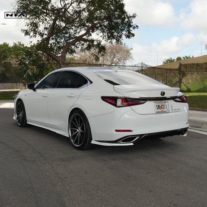 Lexus ES Base Model, F-Sport NIA Full lip Body Kit 5pcs (Front Splitter, Side Skirt Rockers, Rear apron spats) 2019-2025 in ABS