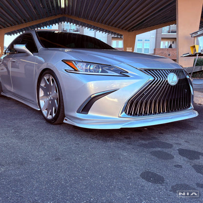 Lexus ES Base Model, F-Sport NIA Front Splitter Lip bodykit 2019-2025 in ABS