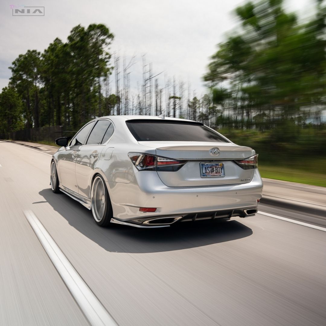 Lexus GS Base Model, F-Sport NIA rear lip spats bodykit 2012-2020 in ABS