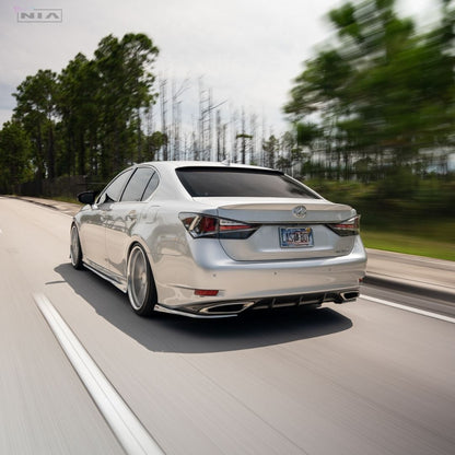 Lexus GS Base Model, F-Sport NIA rear lip spats bodykit 2012-2020 in ABS