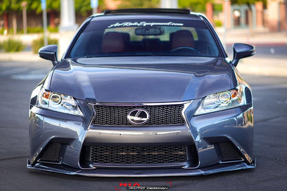 Lexus GS F-Sport NIA Full lip Body Kit 5pcs (Front Splitter, Side Skirt Rockers, Rear apron spats) 2012-2015 in ABS