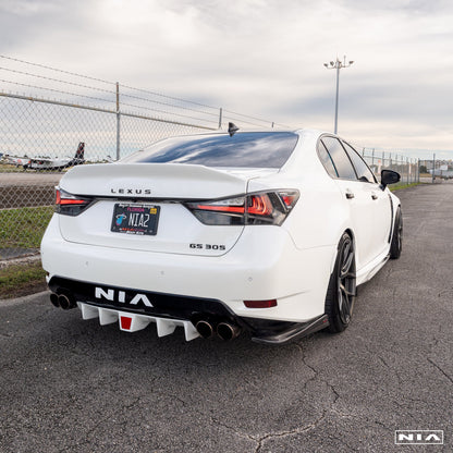 Lexus GS-F 2016-2020 NIA Rear Spats in ABS or Carbon Fiber