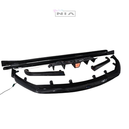 Lexus GS-F NIA Full lip Body Kit 6pcs (Front Splitter, Side Skirt Rockers, Rear apron spats, Diffuser Bumper Extension) 2016-2020  in ABS
