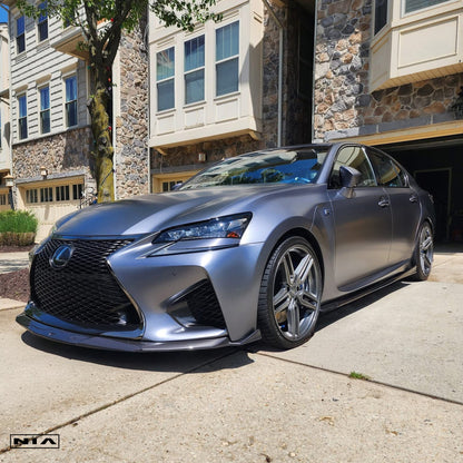 Lexus GS-F NIA Front Splitter Lip 2016-2020 in ABS or Carbon Fiber