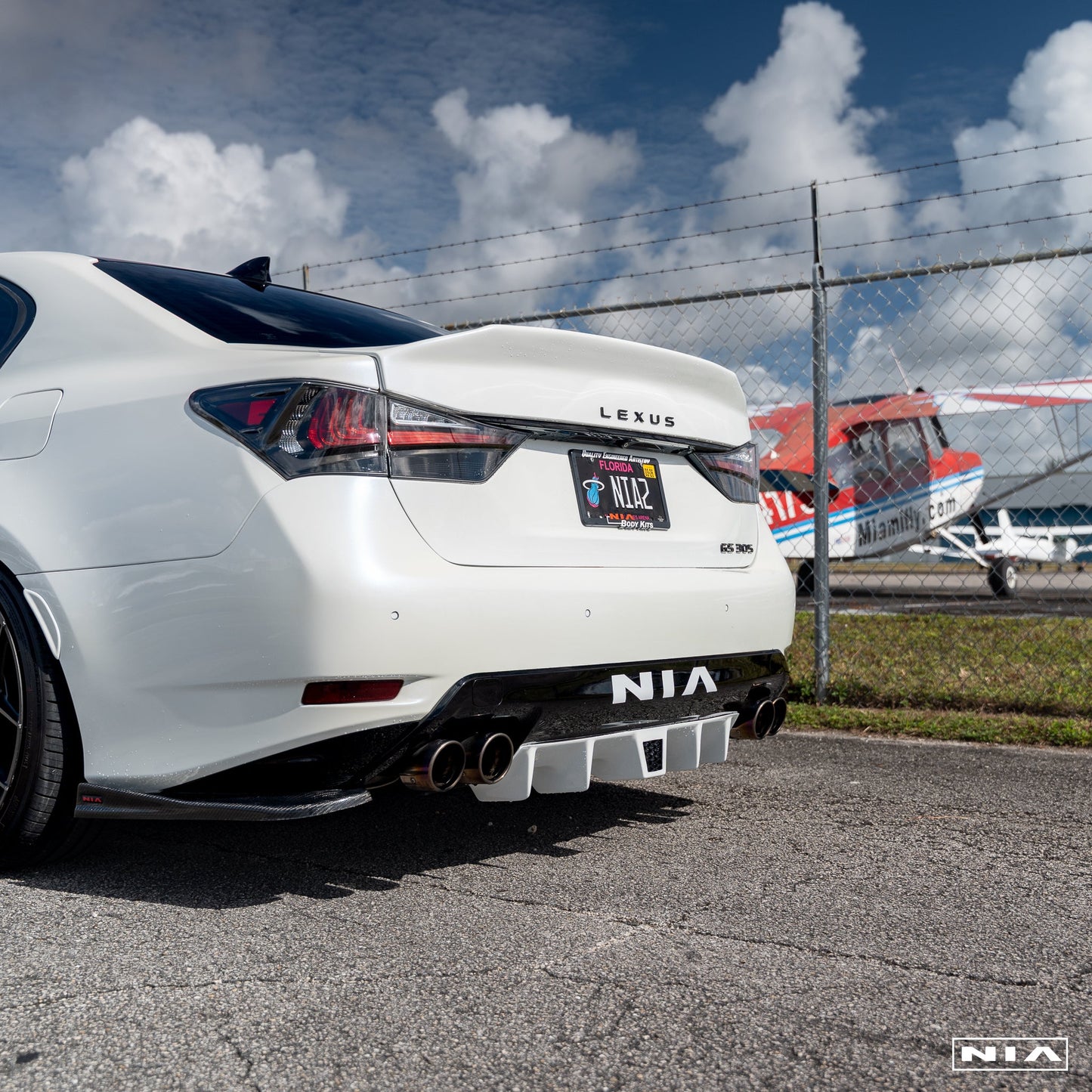 Lexus GS Base Model, F-Sport, GS-F NIA ducktail Spoiler V2 2012-2020 in ABS