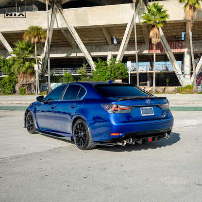 Lexus GS-F  NIA Rear Diffuser Bumper Extension 2016-2020 in ABS or Carbon Fiber