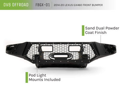 Lexus GX 460 Front Winch Bumper Infographic