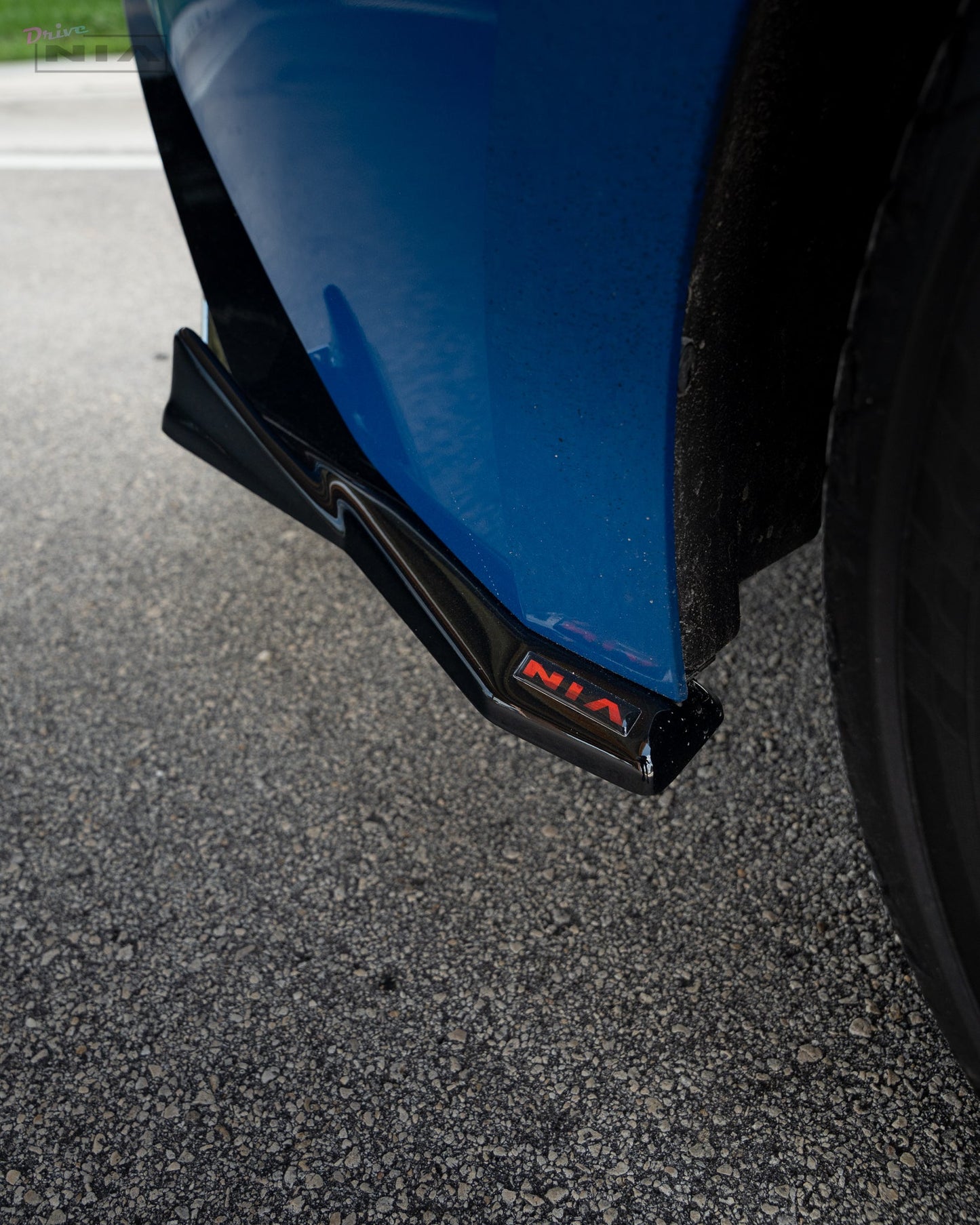 Lexus IS Base Model, F-Sport NIA Rear Lip Spats bodykit  2021-2026 in ABS or Carbon Fiber