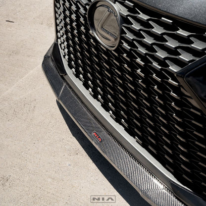 Lexus IS Base Model NIA Front Splitter Lip body kit 2021-2025 in ABS or Carbon Fiber