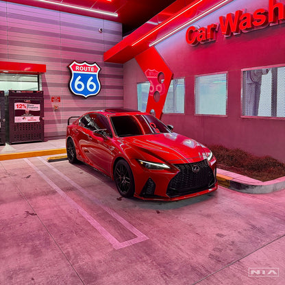 Lexus IS F-Sport NIA front splitter lip bodykit 2021-2025 in ABS or Carbon Fiber