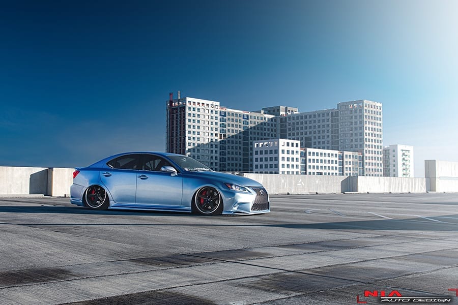 NIA Lexus IS NIA Side Skirts Splitter Lip 2006-13 IS06-SD-REG-RWB