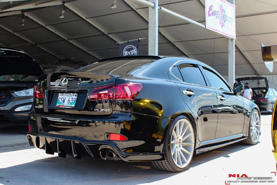 NIA Lexus IS NIA Side Skirts Splitter Lip 2006-13 IS06-SD-REG-RWB