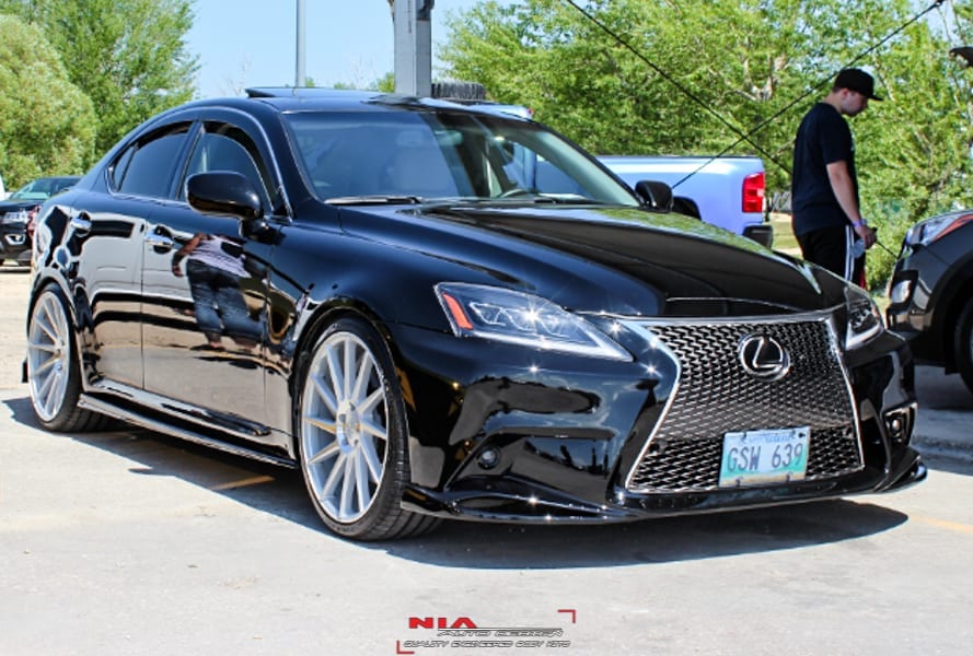 NIA Lexus IS F-Sport NIA Side Skirts Splitter Lip 2006-13 IS06-SD-SPR-RWB