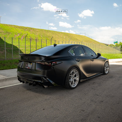 Lexus IS 500 NIA rear lip bumper extension Diffuser bodykit 2022-2025 in ABS or Carbon Fiber