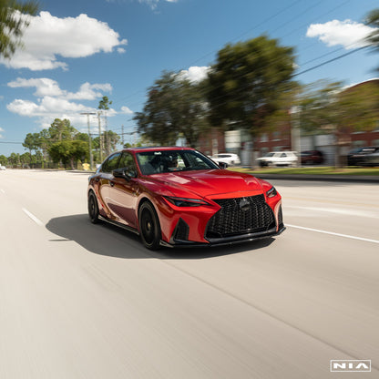 Lexus IS 500 NIA Front Lip Splitter Bodykit 2022-2025 in ABS or Carbon Fiber