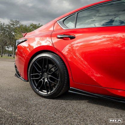 Lexus IS 500 NIA Rear Lip Spats bodykit  2022-2025 in ABS and Carbon Fiber