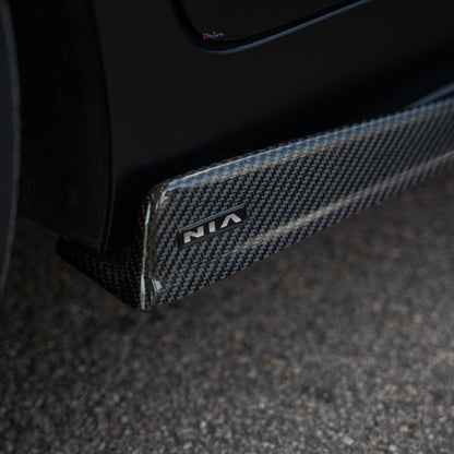 Lexus IS 2021-2026 NIA Side skirts aero lip bodykit in ABS or Carbon Fiber (Base, F Sport, IS300, IS350, IS500)