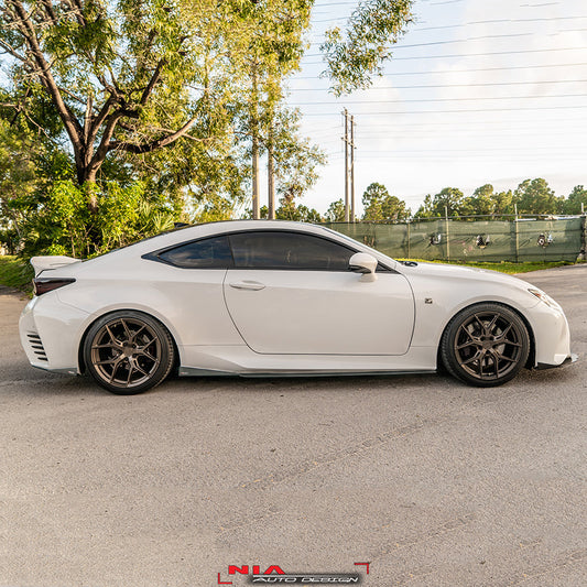 NIA Lexus RC NIA Side Skirts Sleek Splitter 2015-2018 RC15-SS-SD-NF-GB