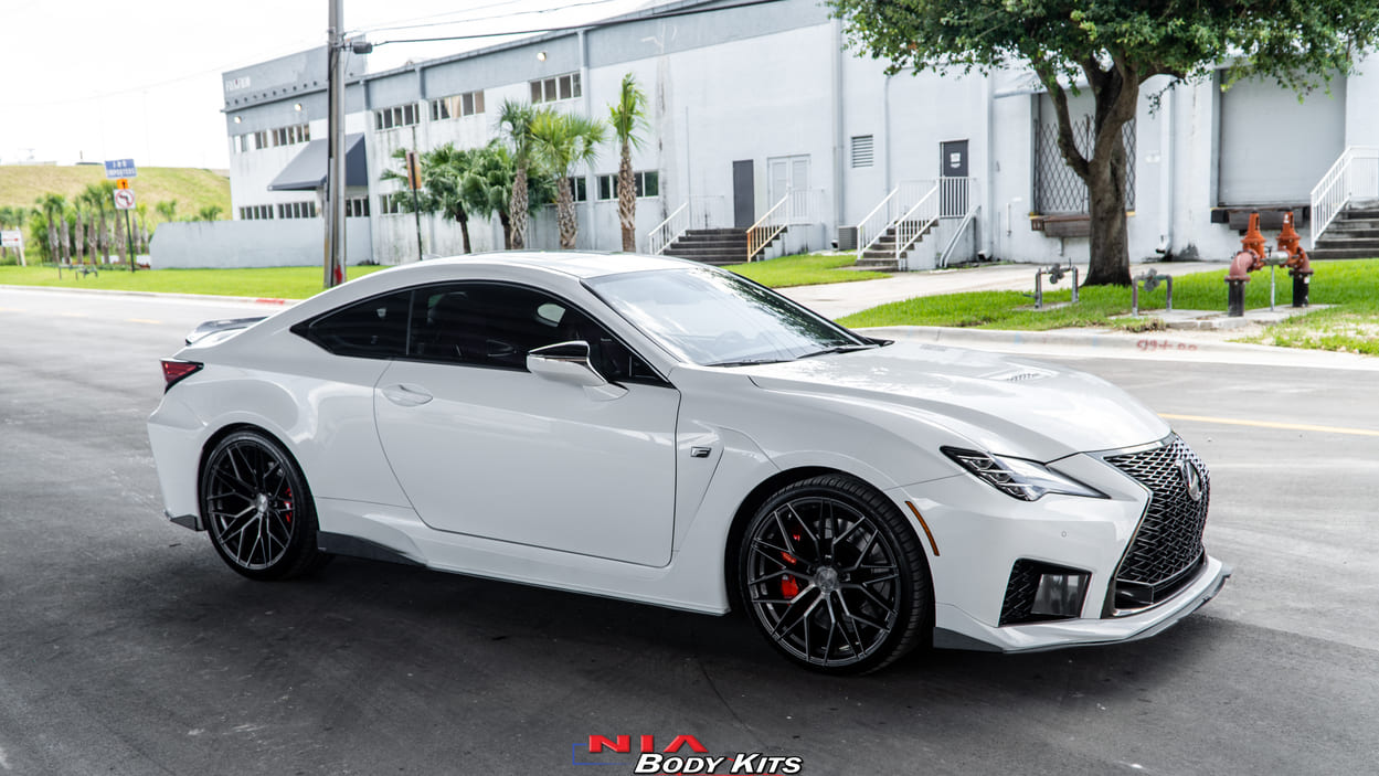 NIA Lexus RC-F NIA Side Skirts Sleek Splitter 2020-2024 RCF20-SS-SD-NF-GB