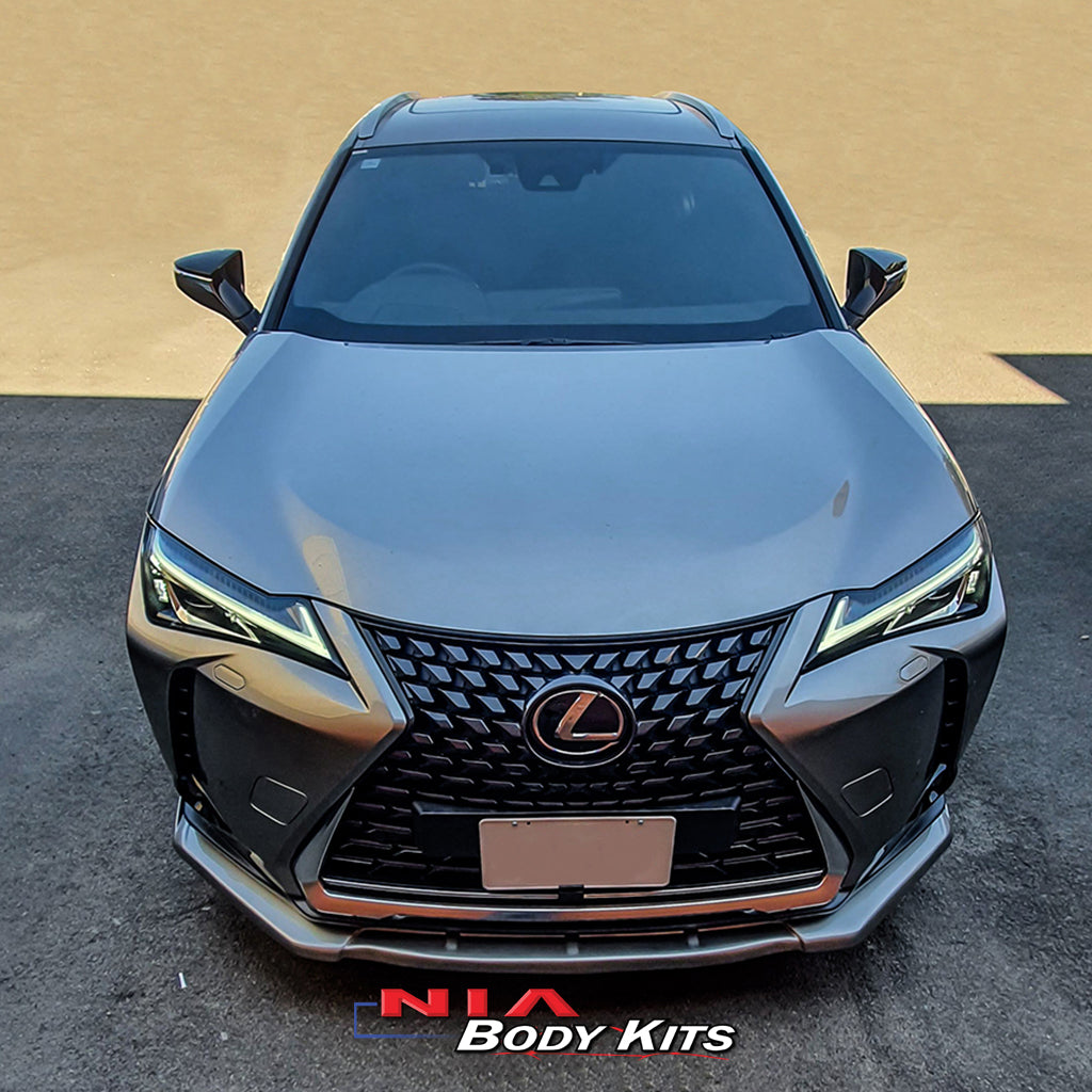 NIA Body Kits upgrades your Lexus UX200, UX250h, UX300e an aggressive stance without altering the factory design. Contact us at www.niaautodesign.com
