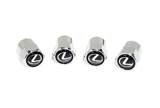 Chrome Valve Stem Tire Caps, Style: Lexus