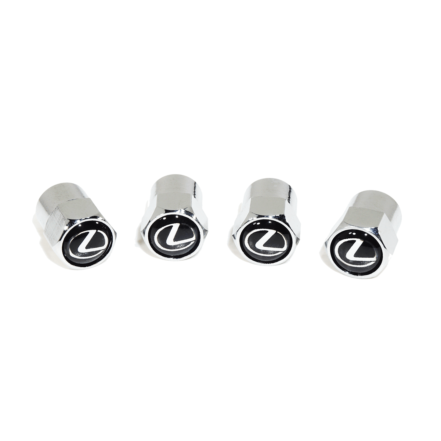 Chrome Valve Stem Tire Caps, Style: Lexus