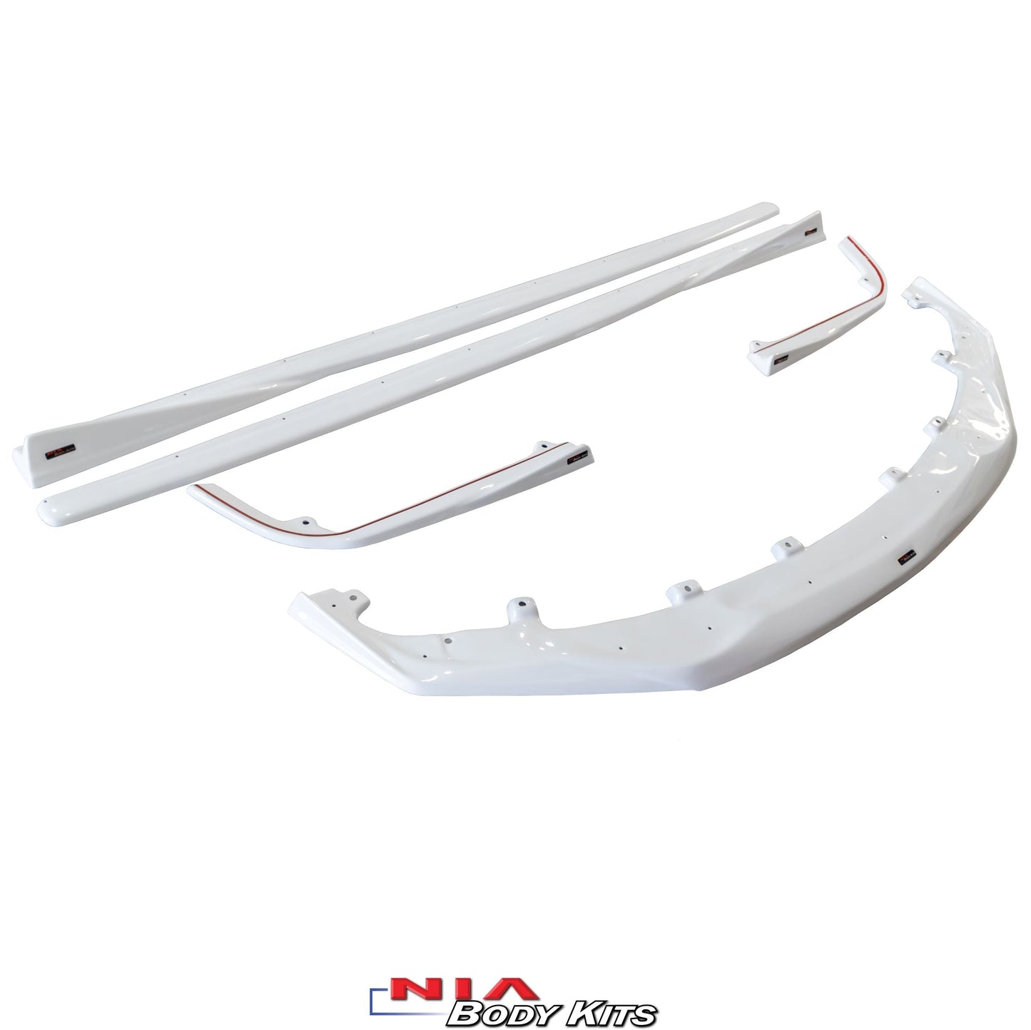 Lexus GS Base Model, F-Sport NIA Full lip Body Kit 5pcs (Front Splitter, Side Skirt Rockers, Rear apron spats) 2016-2020 in ABS