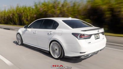 Lexus GS Base Model, F-Sport NIA Full lip Body Kit 5pcs (Front Splitter, Side Skirt Rockers, Rear apron spats) 2016-2020 in ABS