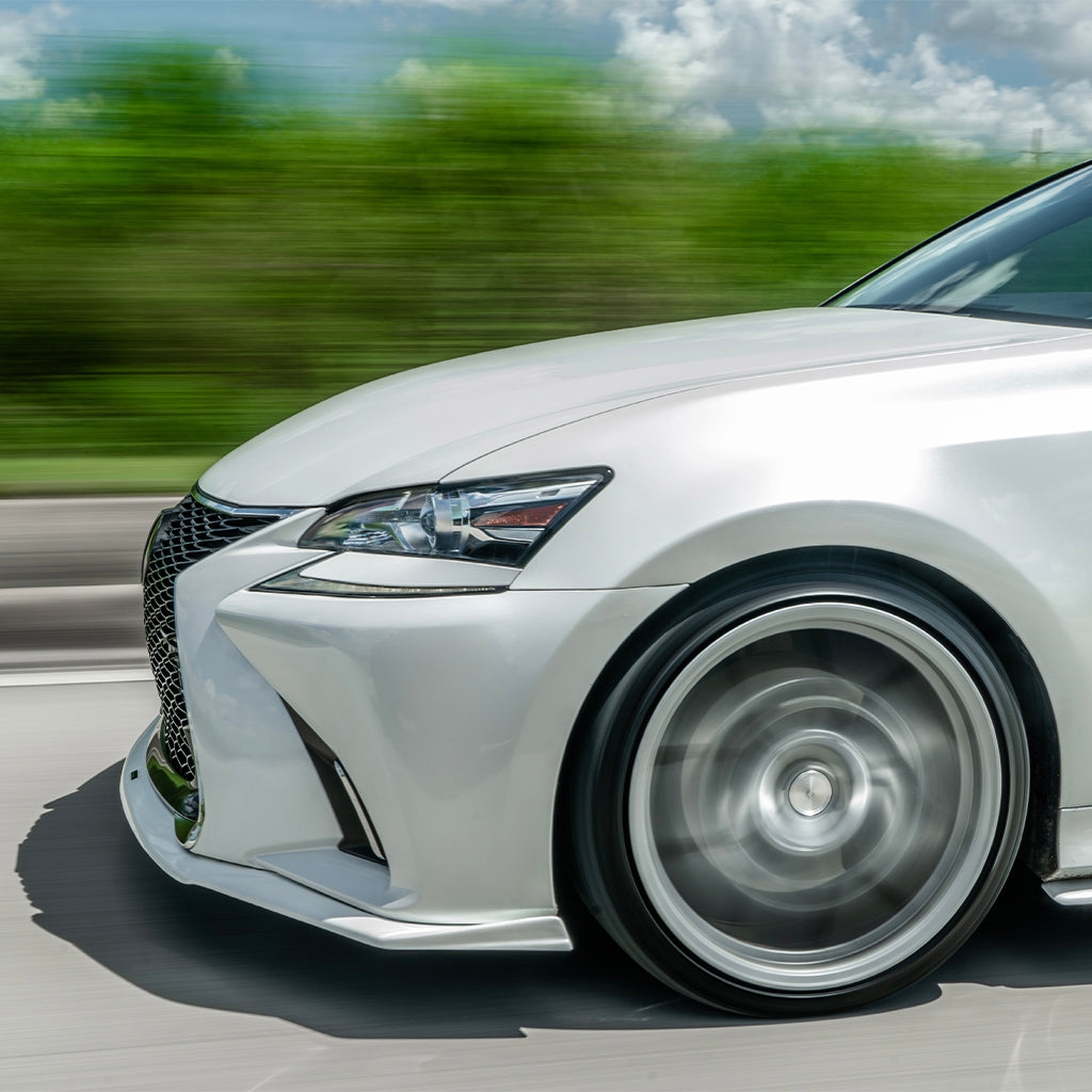 Lexus GS Base model, F-sport NIA Front Splitter Lip body kit 2016-2020 in ABS or Carbon Fiber