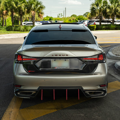 Lexus GS Base Model, F-Sport, GS-F NIA ducktail Spoiler V2 2012-2020 in ABS