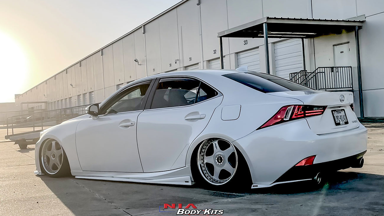 Lexus IS Base Model NIA Rear Lip Spats bodykit  2014-2016 in ABS