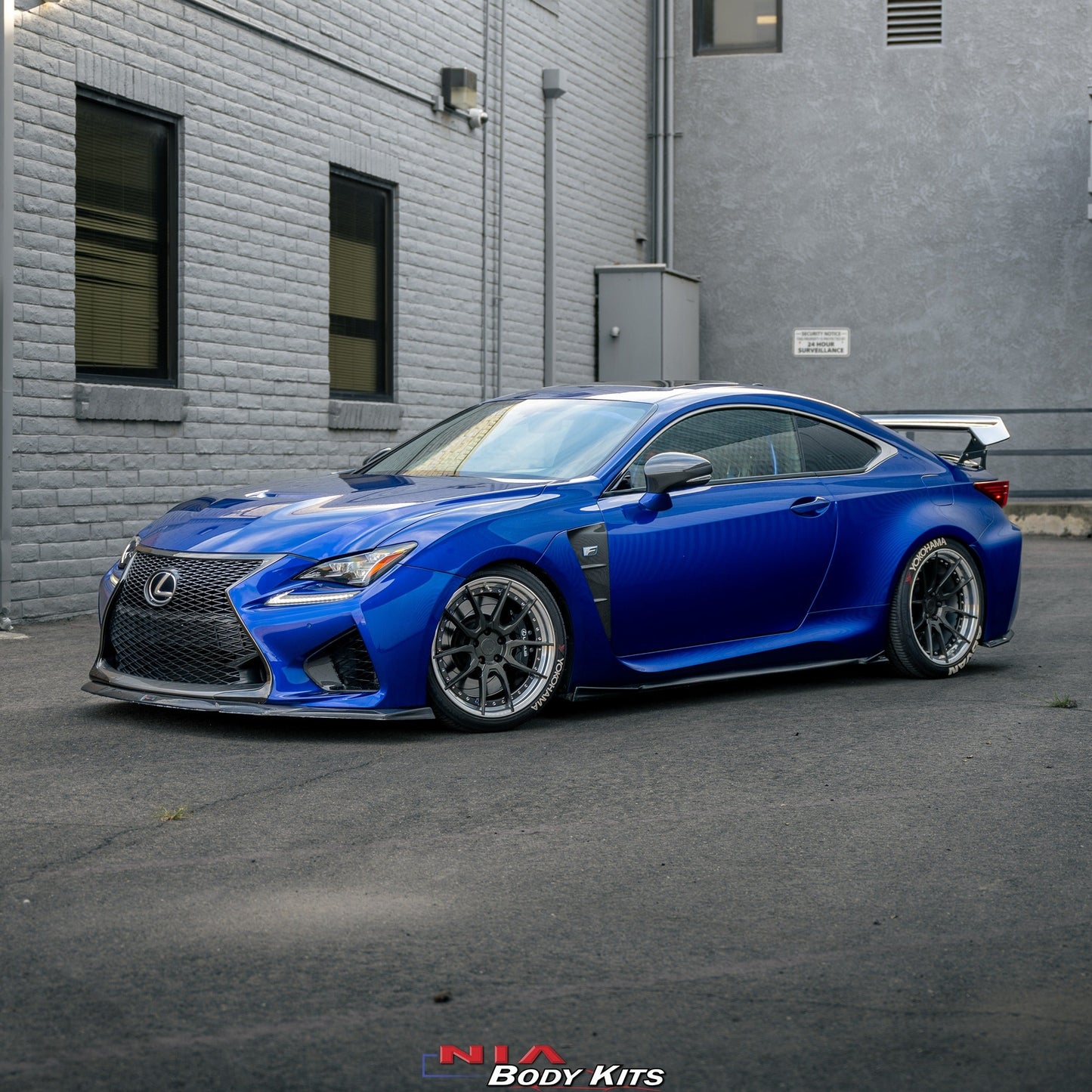 NIA Lexus RC-F NIA Carbon Fiber Side Skirts Splitter Lip (2015-19) RCF15-SD-CF
