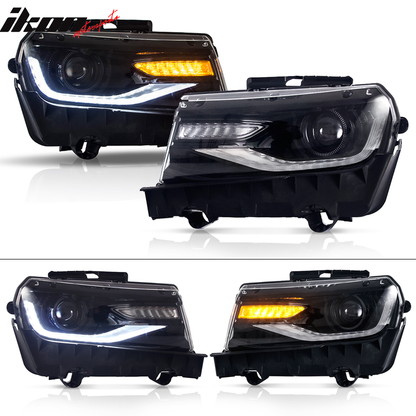 2014-2015 Chevy Camaro 1LE Style Front Bumper Cover w/ Headlights