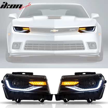 2010-2013 Chevy Camaro ZL1 Style Front Bumper w/ Headlights