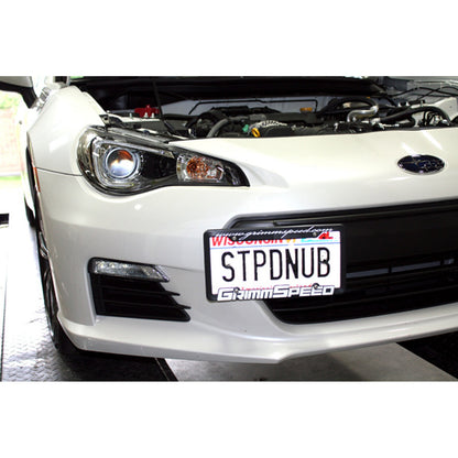 GrimmSpeed License Plate Relocation Kit - 2018+ Subaru WRX, 2018-21 Subaru STI, 2013+ Subaru BRZ, 2017+ Toyota 86 GRM094029