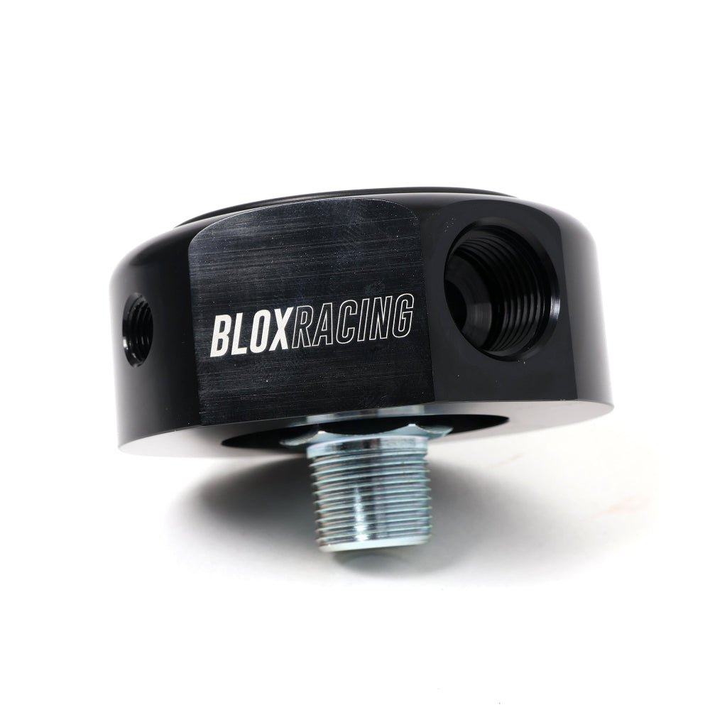 BLOX Racing LS VTEC Kit Oil Adapter Block, Fittings, Hose Assembly - B-Series
