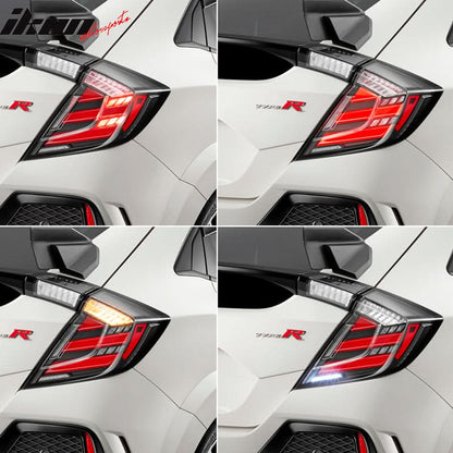 2017-2020 Honda Civic FK8 10th Gen Hatchback Type R Mugen Tail Lights