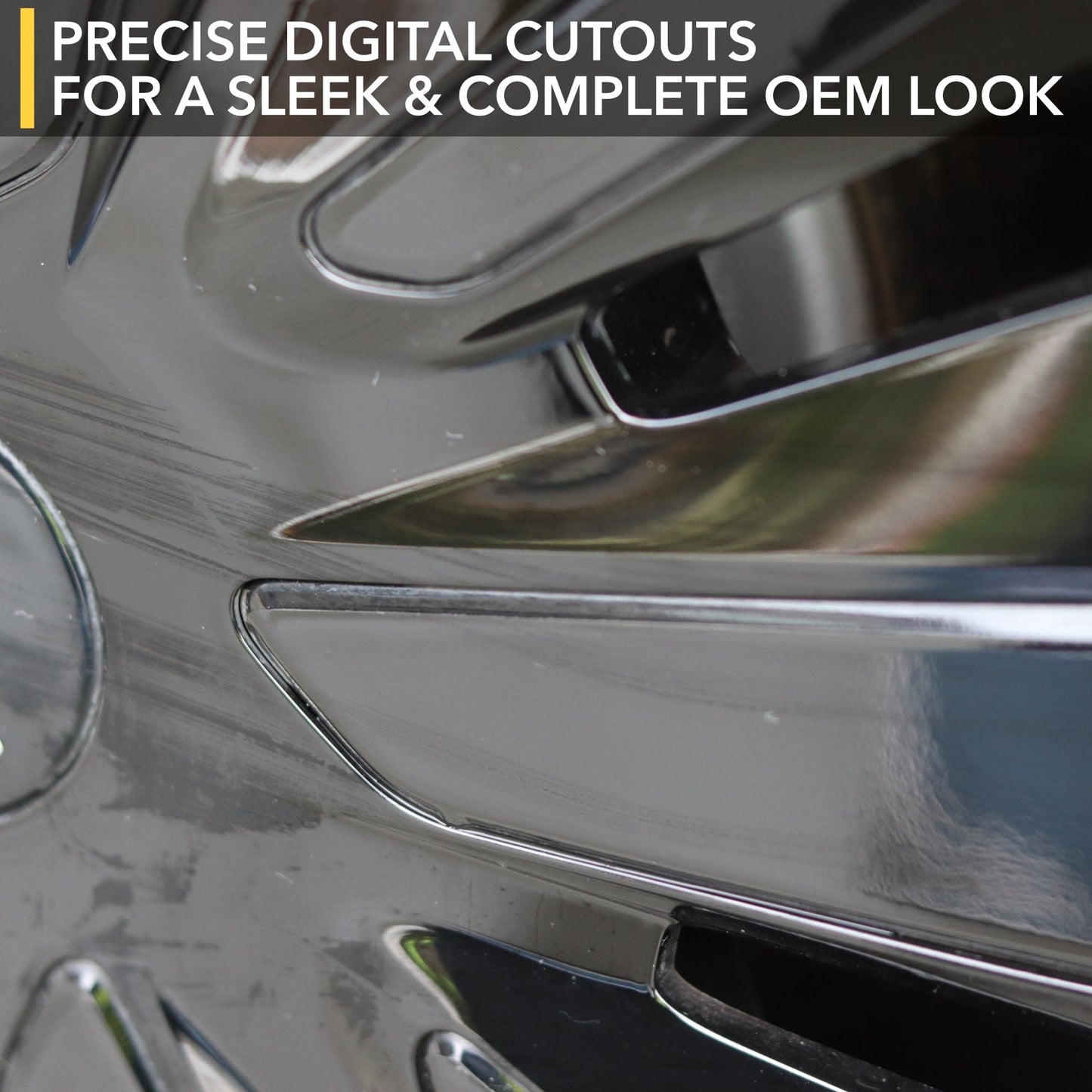 Chrome Delete Vinyl Wrap Kit | Lucid Air 19" Aero Range Wheels