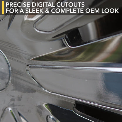 Chrome Delete Vinyl Wrap Kit | Lucid Air 19" Aero Range Wheels