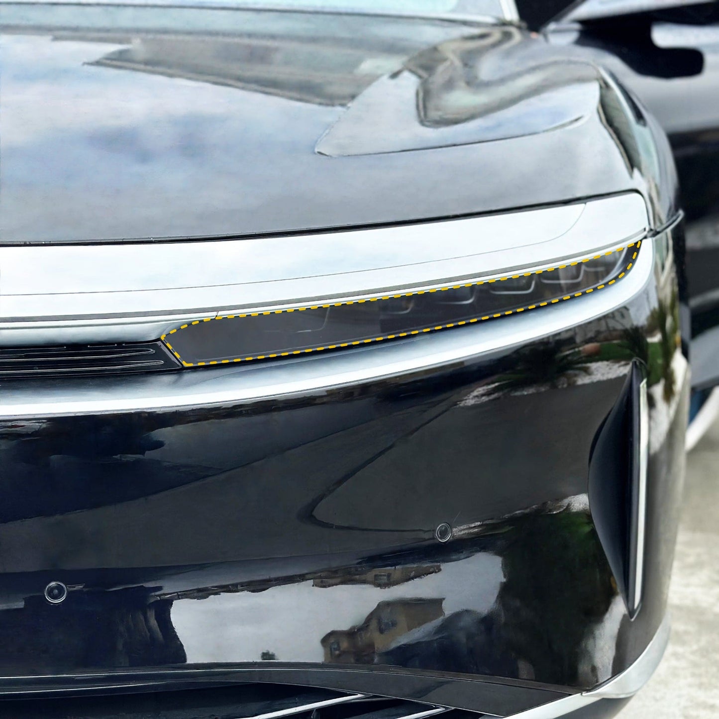 Headlights & Tail Lights | Clear & Tinted PPF for Lucid Air