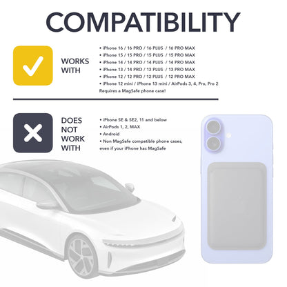 MagSafe Compatible Dual Wireless Charger | Lucid Air