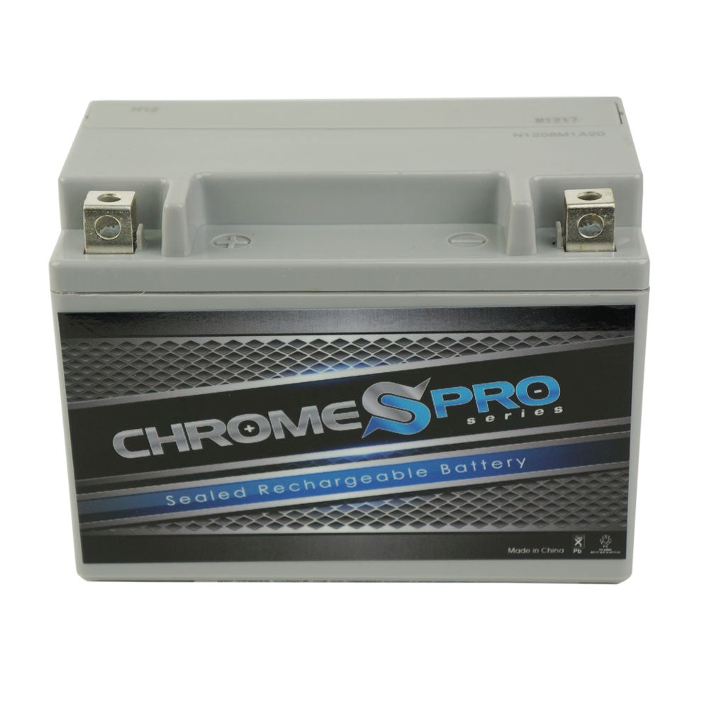 CHROME PRO BATTERY YTZ14S-BS High Performance Power Sports Battery CP-M00050