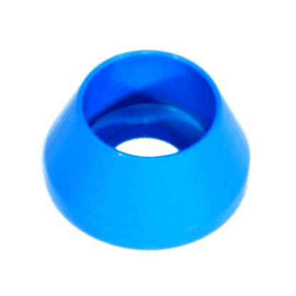 ZSPEC M8 Angled Cup Finish Washers for SHSC Socket-Cap Fasteners, Billet, 10-Pack