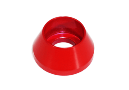 ZSPEC M6 Angled Cup Finish Washers for SHSC Socket-Cap Fasteners, Billet, 10-Pack